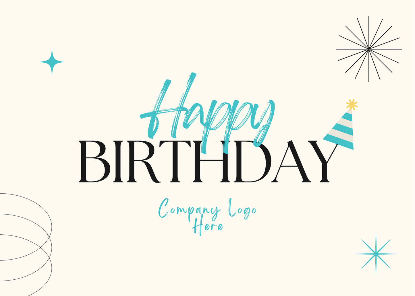 Birthday - Lindy's Pioneer Cookie (Medium Tin, Six)